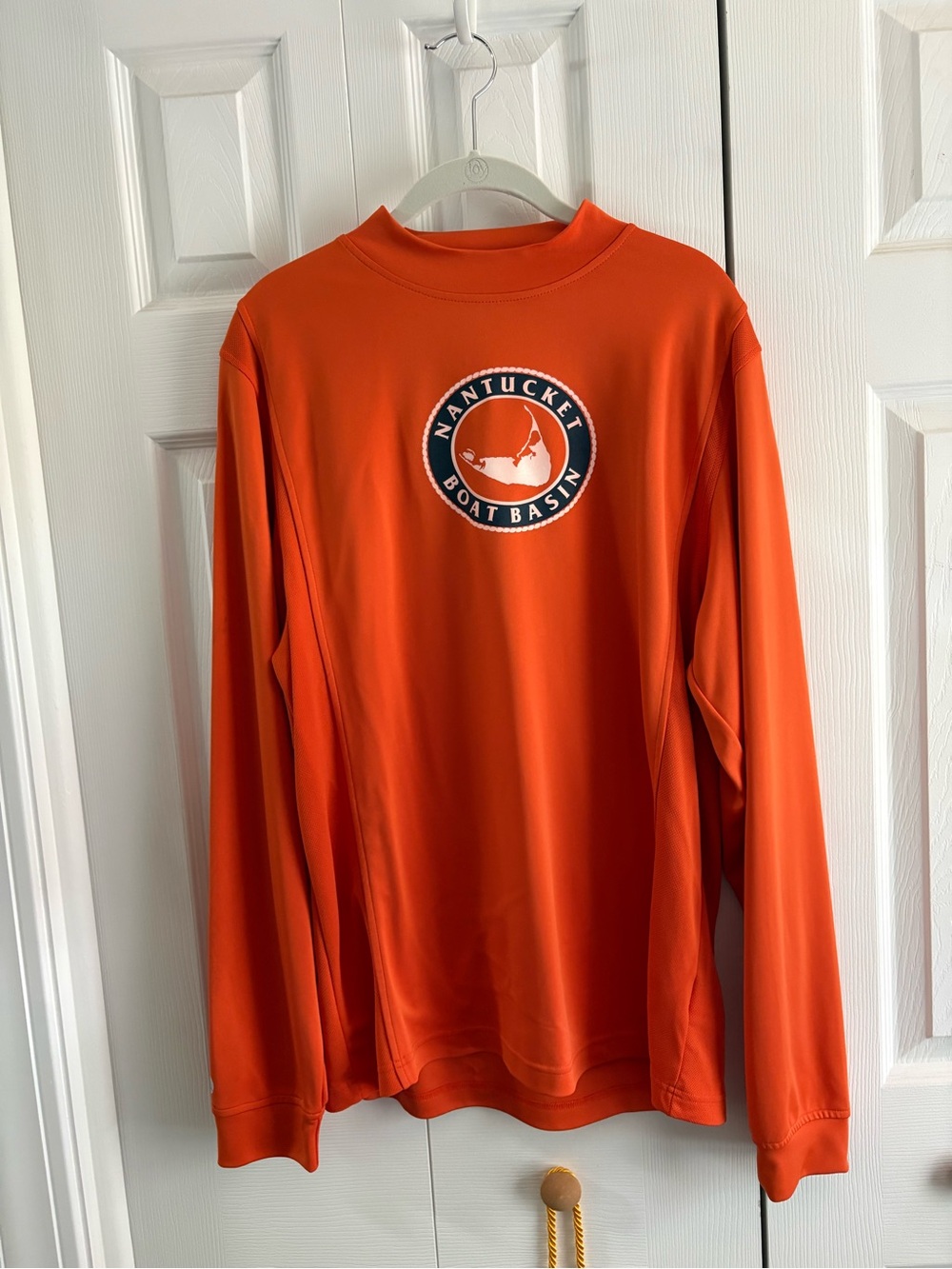 Nantucket Boat Basin Men's Long-Sleeve Jersey - Orange